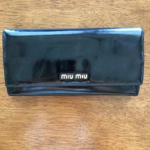 Miu Miu black wallet